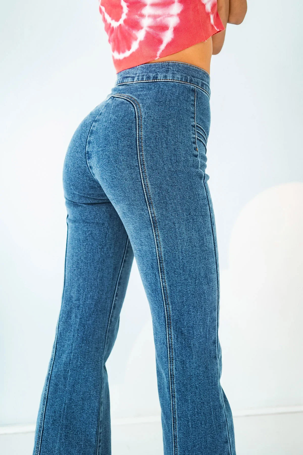 Rollergirl Flares / Blue Clue Wash - Image 5