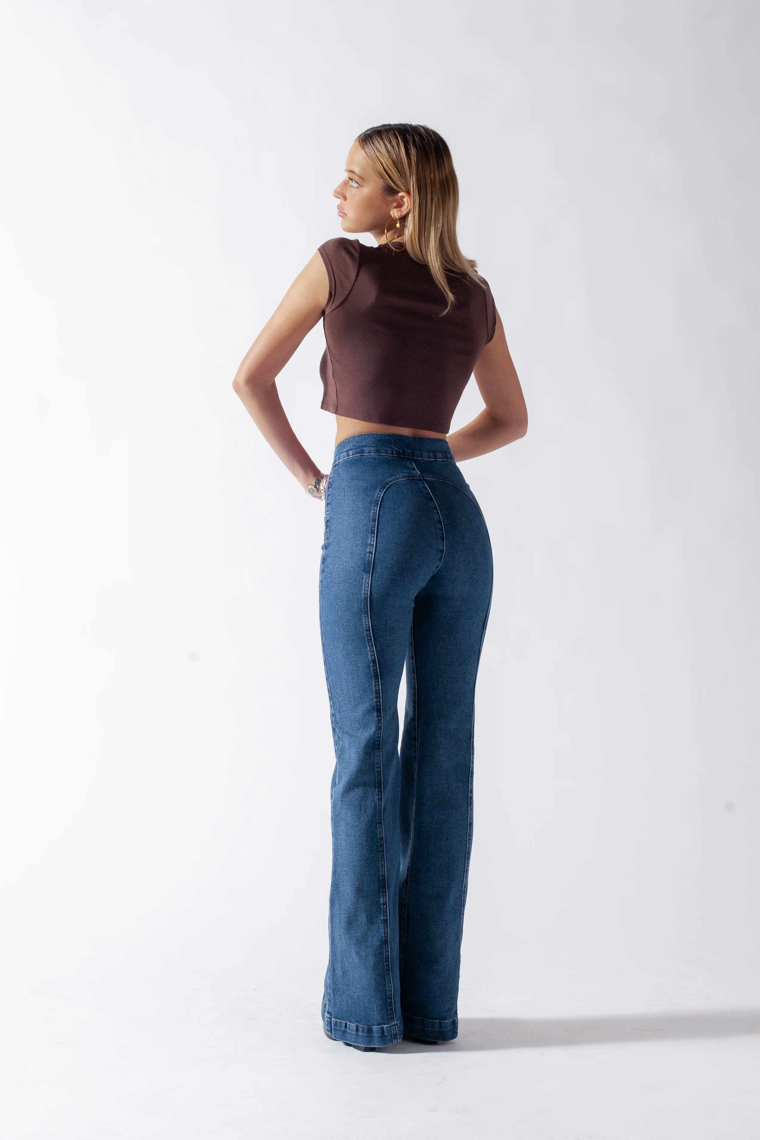 Rollergirl Flares / Blue Clue Wash - Image 7